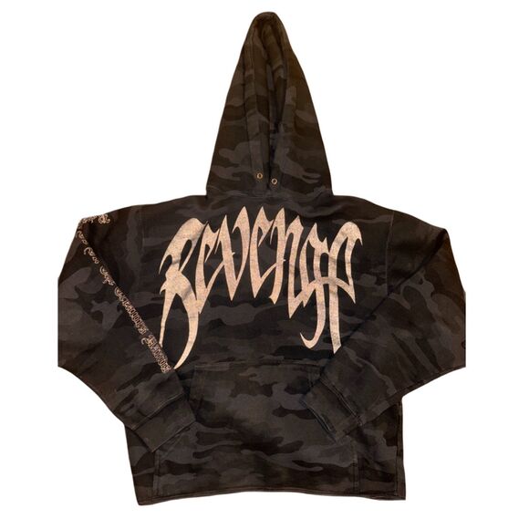 Revenge Other - Revenge Reflective Camo Hoodie S